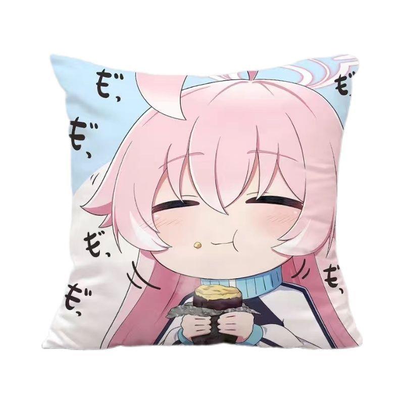 碧蓝赛马娘可爱周边方形双面靠垫动漫抱枕游星野砂狼枕头定制靠枕