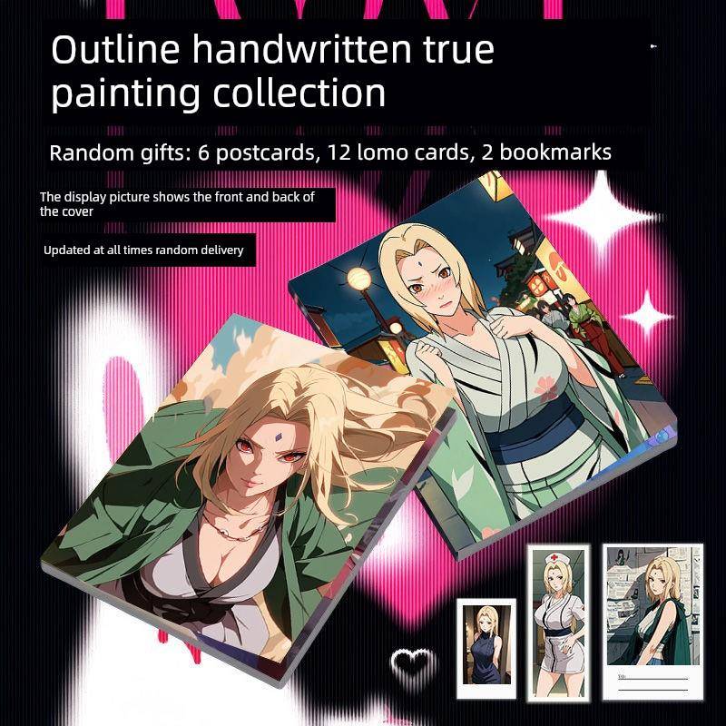 新轮廓周边照片火影忍者动画图集小卡片宝丽来二维Lomo卡片书签明
