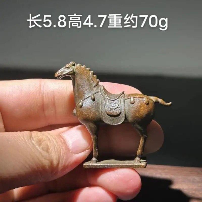 古风仿古中式马金属唐马马到成功家居客厅桌面工艺茶台茶宠