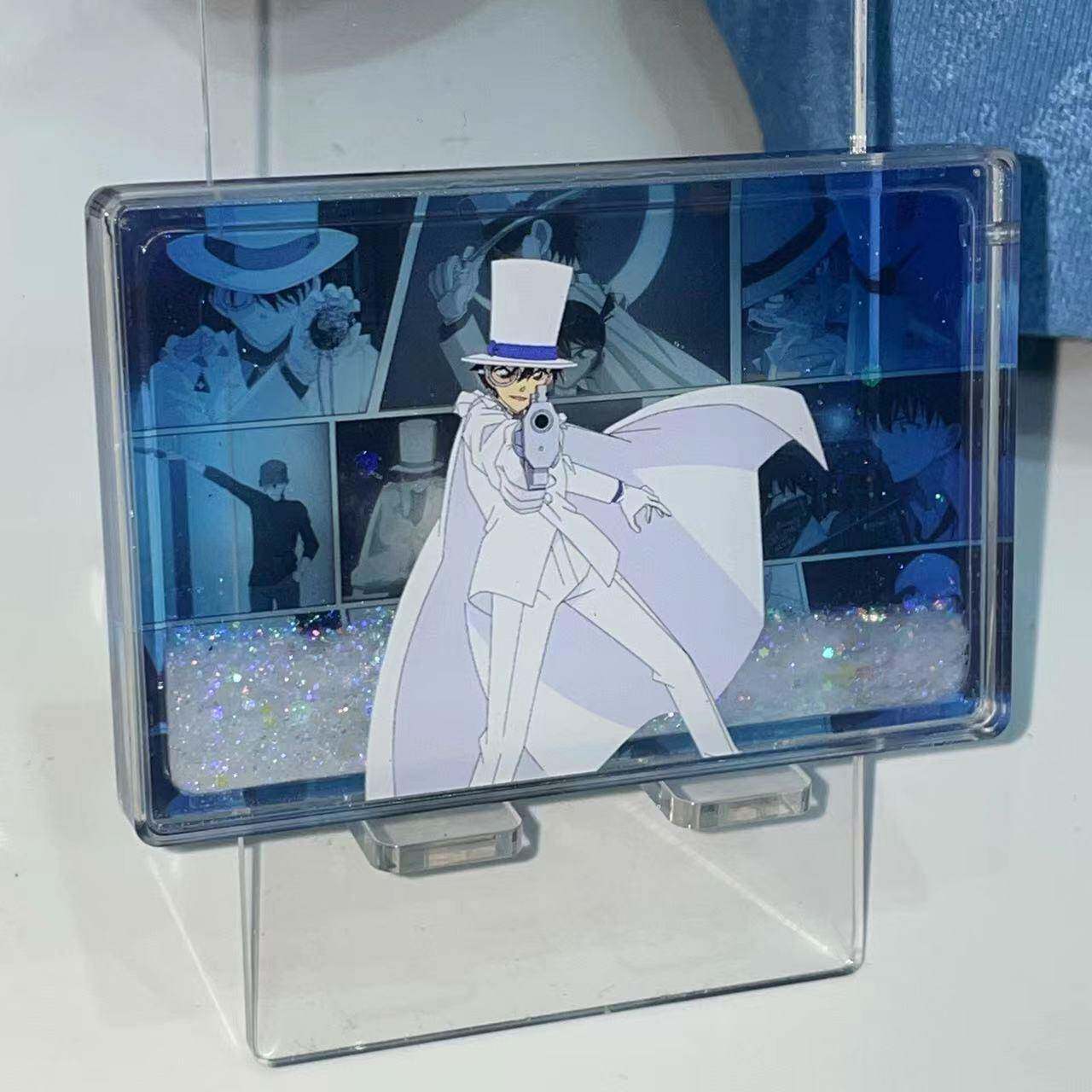 名侦探柯南怪盗基德周边流沙麻将卡砖半透明背景安室透子赤井成品