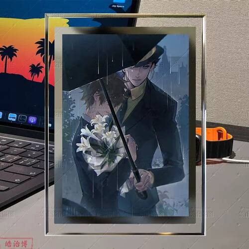 家庭教师杀手R27周边谷子制品摆件水晶玻璃相框桌面房间摆台装饰