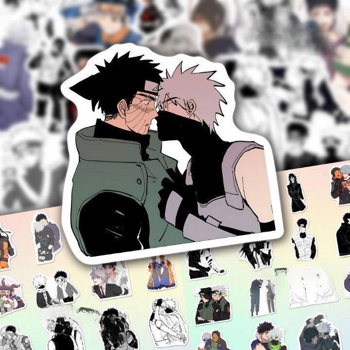 新[无切割]100火影忍者与卡Cp贴纸与土壤卡卡西动画周边创意DIY