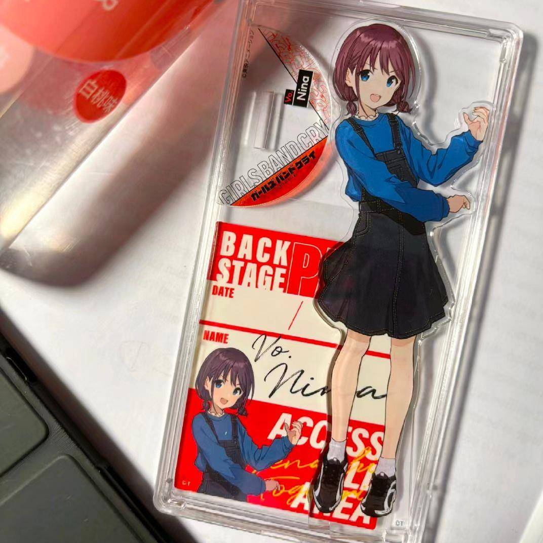 小红书同款哭泣少女乐队川芹仁菜亚克力立牌二次元送朋友高颜值