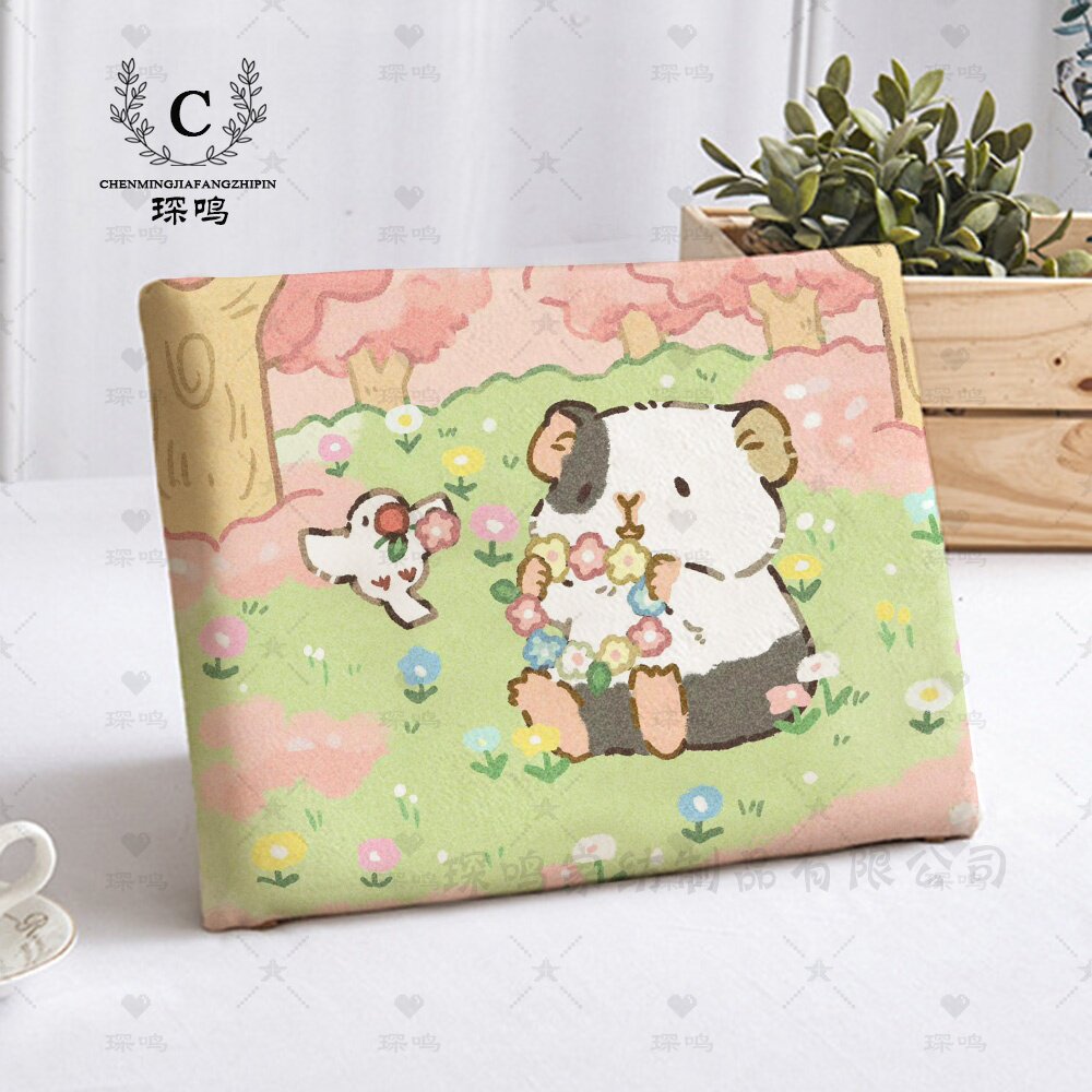 可爱仓鼠学生坐垫加厚防滑