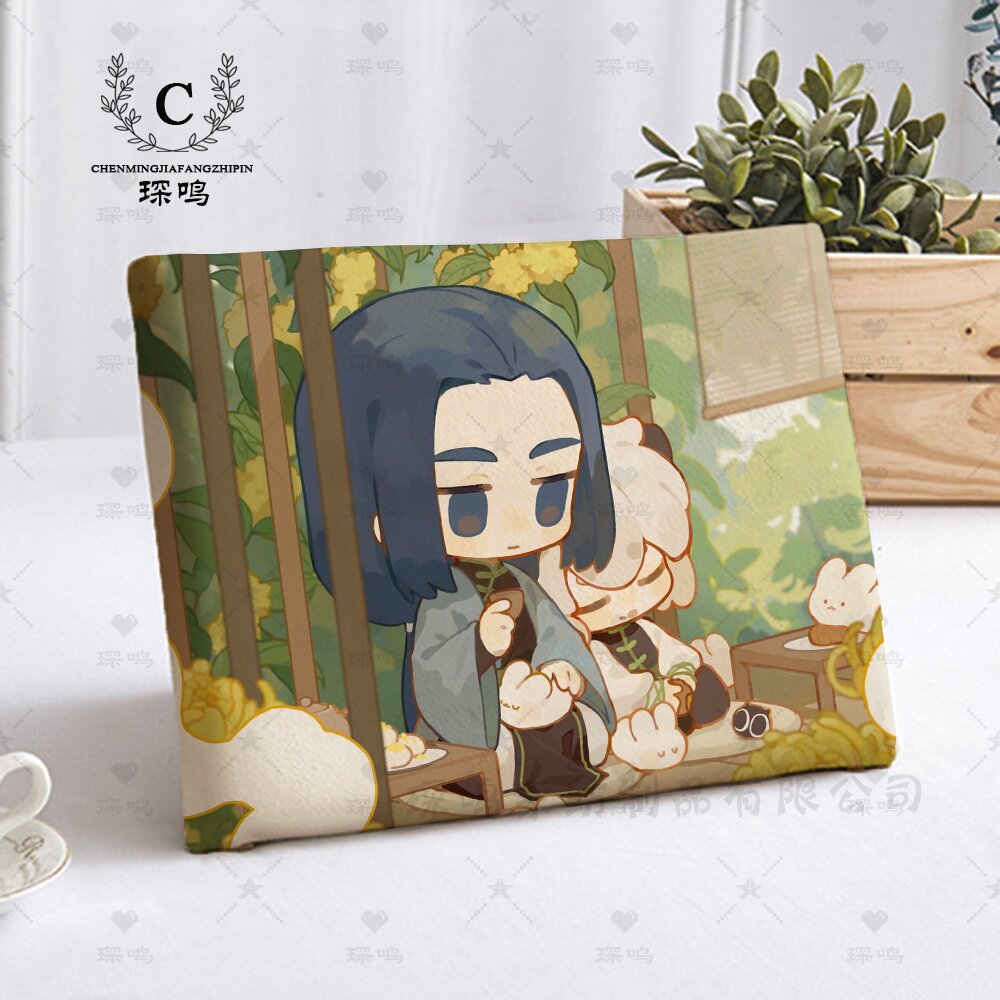 罗小黑战记周边坐垫毛绒超软椅垫办公室学生宿舍教室车载海绵垫