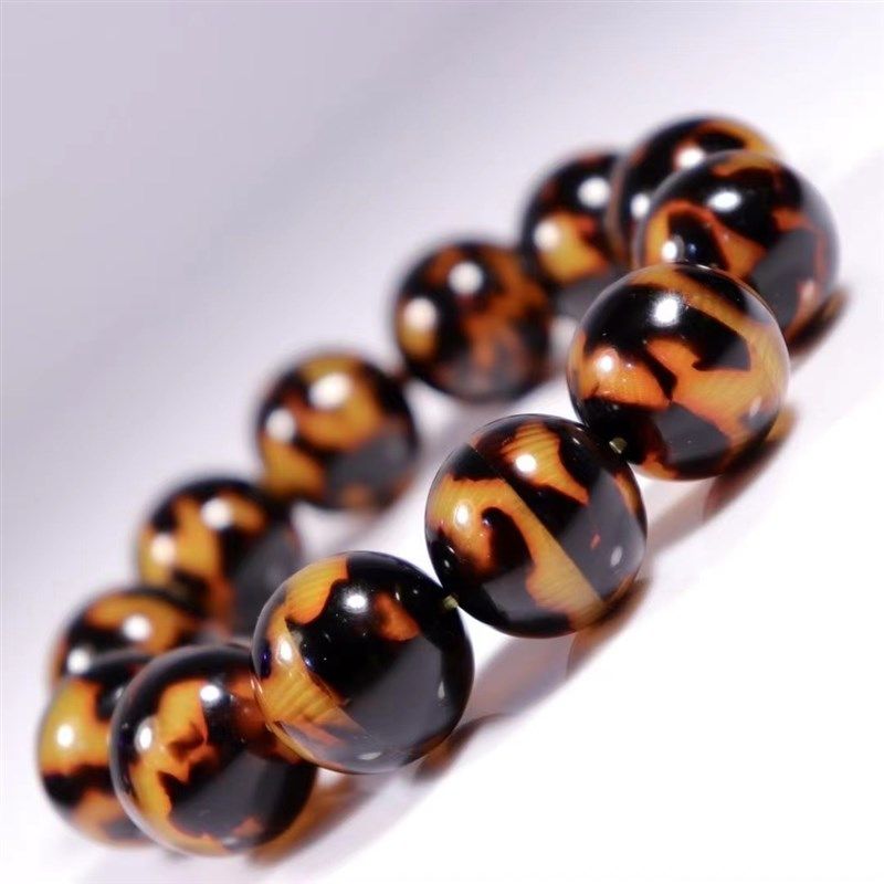 龟壳帽色满血手串手链男女情侣款念珠文玩霸气文玩佛珠