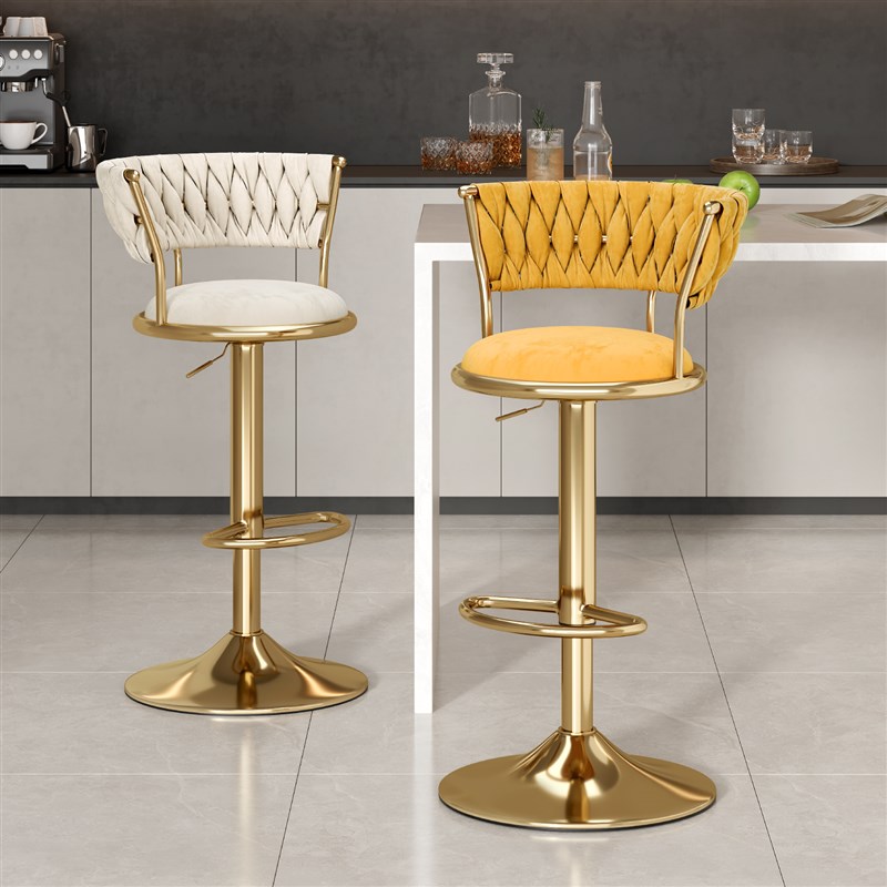 吧台椅轻奢高级感高脚凳可升降家用高脚椅岛台椅子收银前台吧台凳
