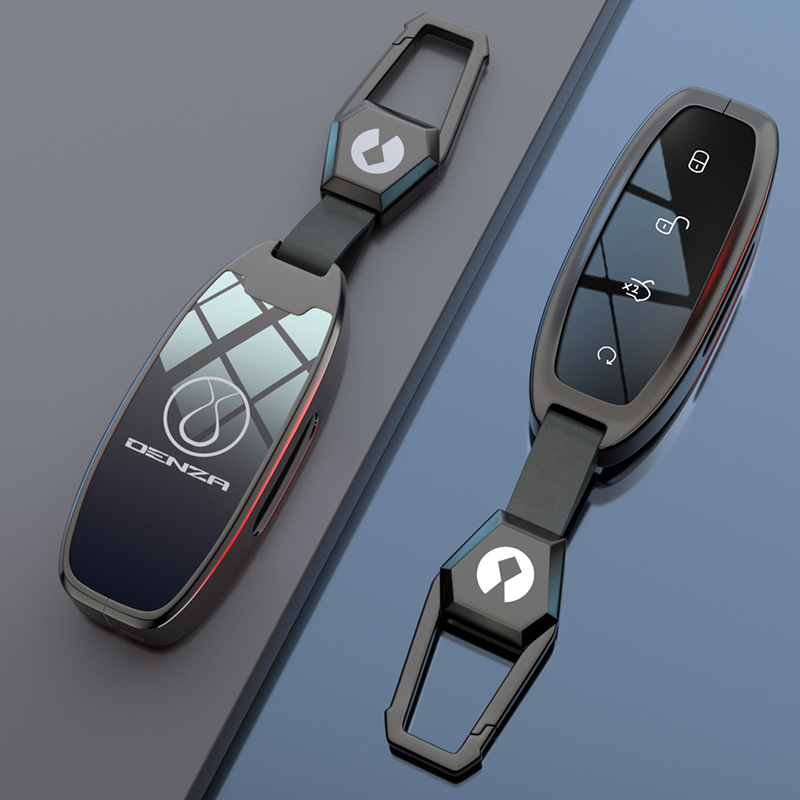 24款腾势d9钥匙套n7汽车n8改装车上内饰用品男配件专用钥匙壳扣包