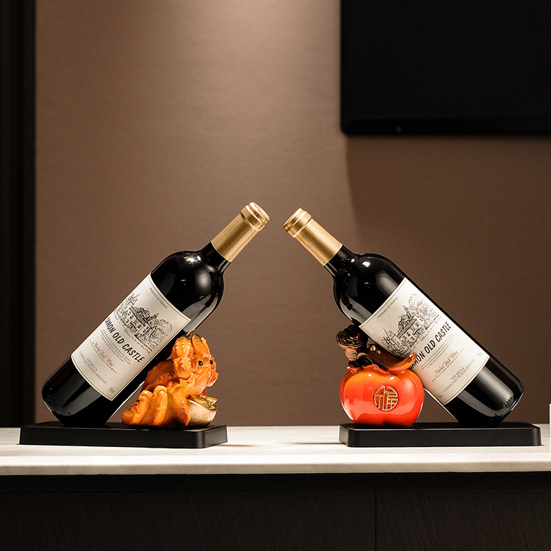 螃蟹柿子葡萄红酒架酒柜装饰品摆件餐柜轻奢高档有钱有势礼品,家居饰品,装饰摆件,淘宝优惠券,粉丝福利购,淘宝优惠卷