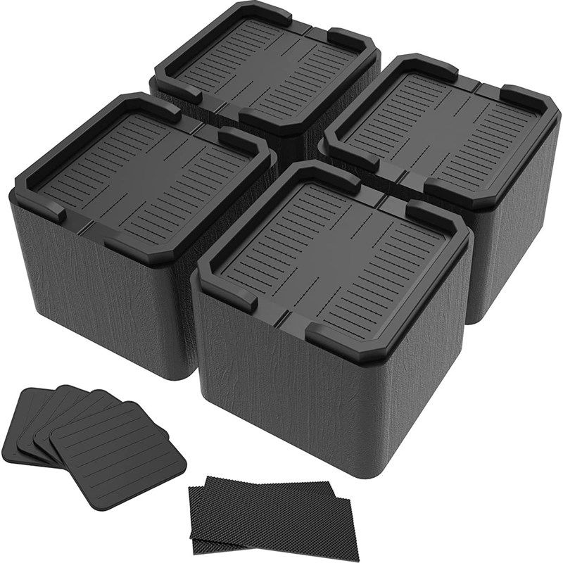 4英寸口子4英寸高塑料床脚w柜脚桌脚沙发脚家具脚垫底部橡胶防滑,商业/办公家具,台脚台架/家具支架,淘宝优惠券,粉丝福利购,淘宝优惠卷