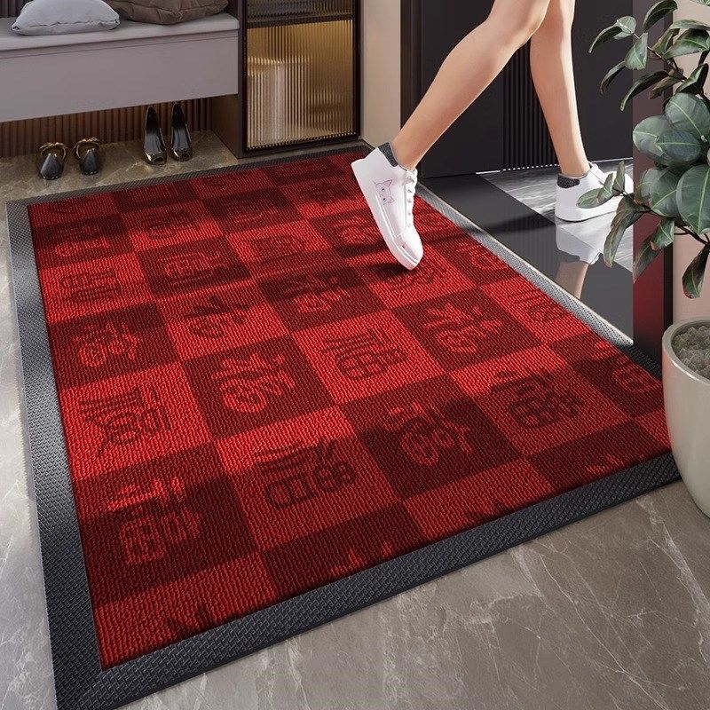 百福地垫入户门垫新年喜庆红色脚垫豪宅乔迁之喜免X洗防滑玄关垫,居家布艺,入户地垫,淘宝优惠券,粉丝福利购,淘宝优惠卷