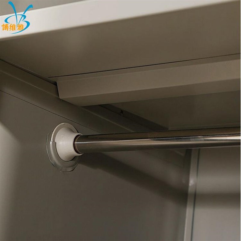 现货员工铁皮衣柜二门更衣柜带锁钢制浴R室宿舍更衣柜订制