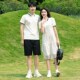 高级感春装 情侣装 T恤裙子 套装 小众设计一裙一衣短袖 2025新款 夏装