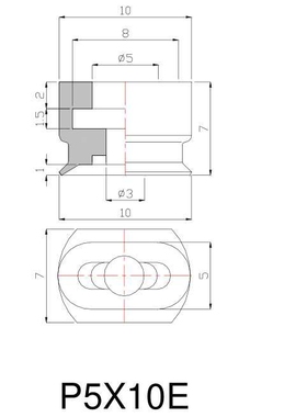 P5*10ES真空吸盘,和VP5x10ES尺寸一样,westar