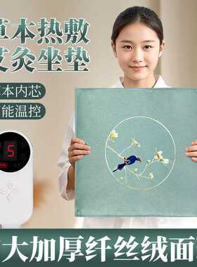 电加热艾绒加热坐垫家用办公久坐臀部热敷艾草垫智能控温艾绒坐垫