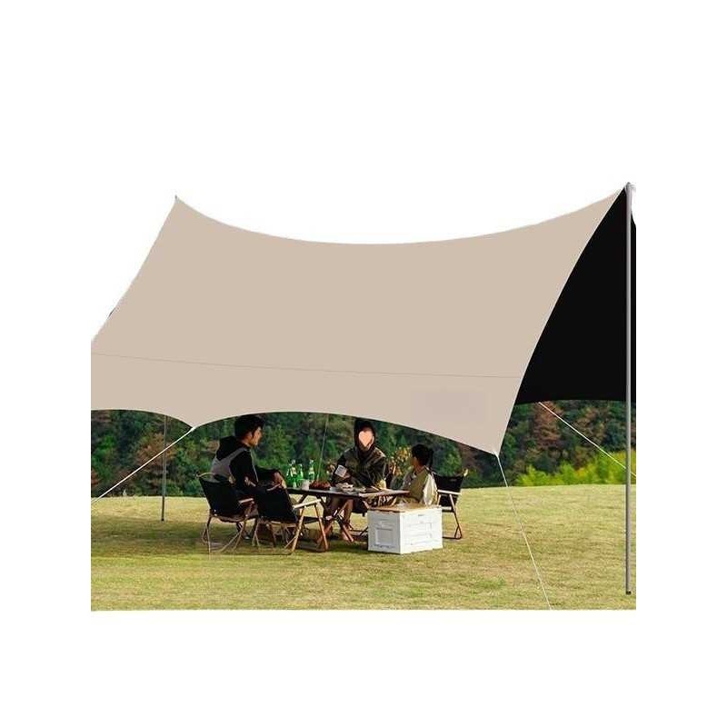 露营天幕帐篷户外露营网红野营棚野餐桌椅防晒八角蝶形天幕黑胶遮,户外/登山/野营/旅行用品,天幕,淘宝优惠券,粉丝福利购,淘宝优惠卷