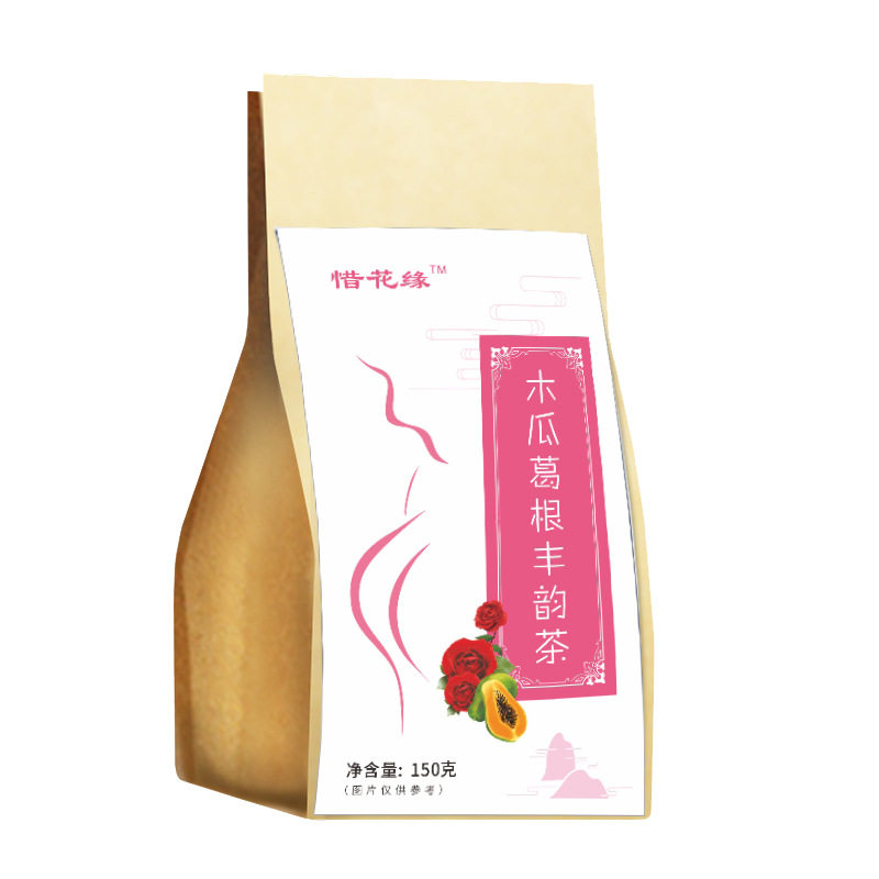 木瓜葛根丰韵茶 玫瑰丰挺茶女人胸茶养生花茶袋泡茶
