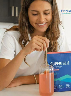热卖Supercalm 镇静镁粉饮料袋装电解质混合粉末冲剂