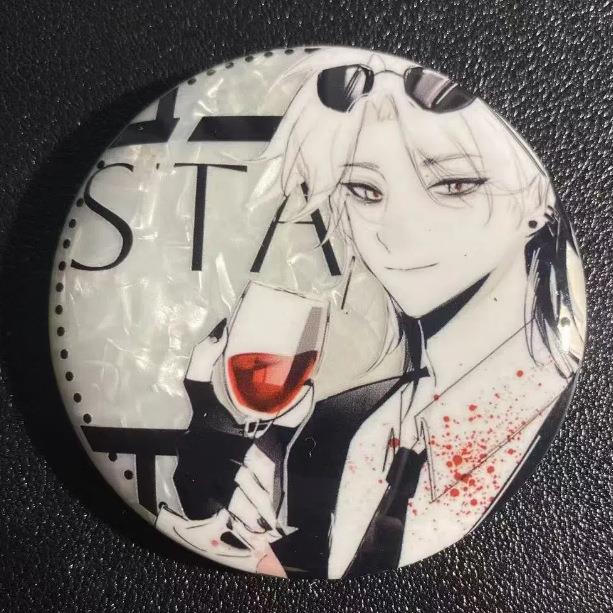 ch国拟动漫周边美吧唧徽章白瓷58MM马口铁谷子装饰胸针送礼物谷子