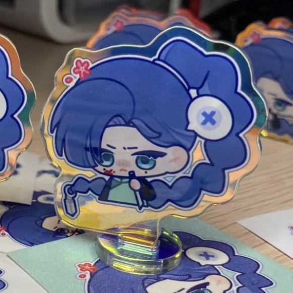 刺客伍六七周边梅花十三同人5cm立牌摆件收藏