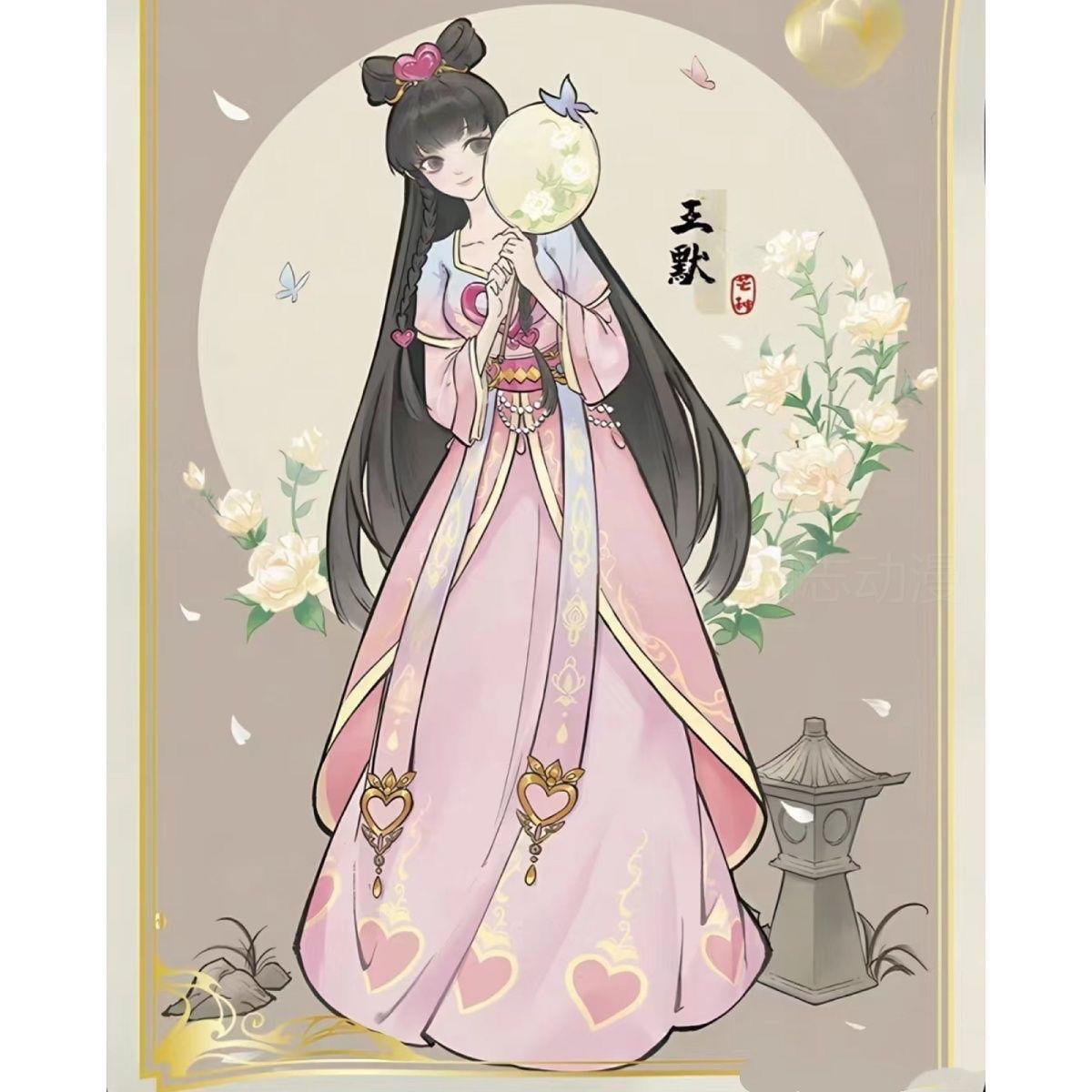 精灵梦尘叶罗丽高颜值精致白光莹王默情公主银立牌摆件装饰礼物