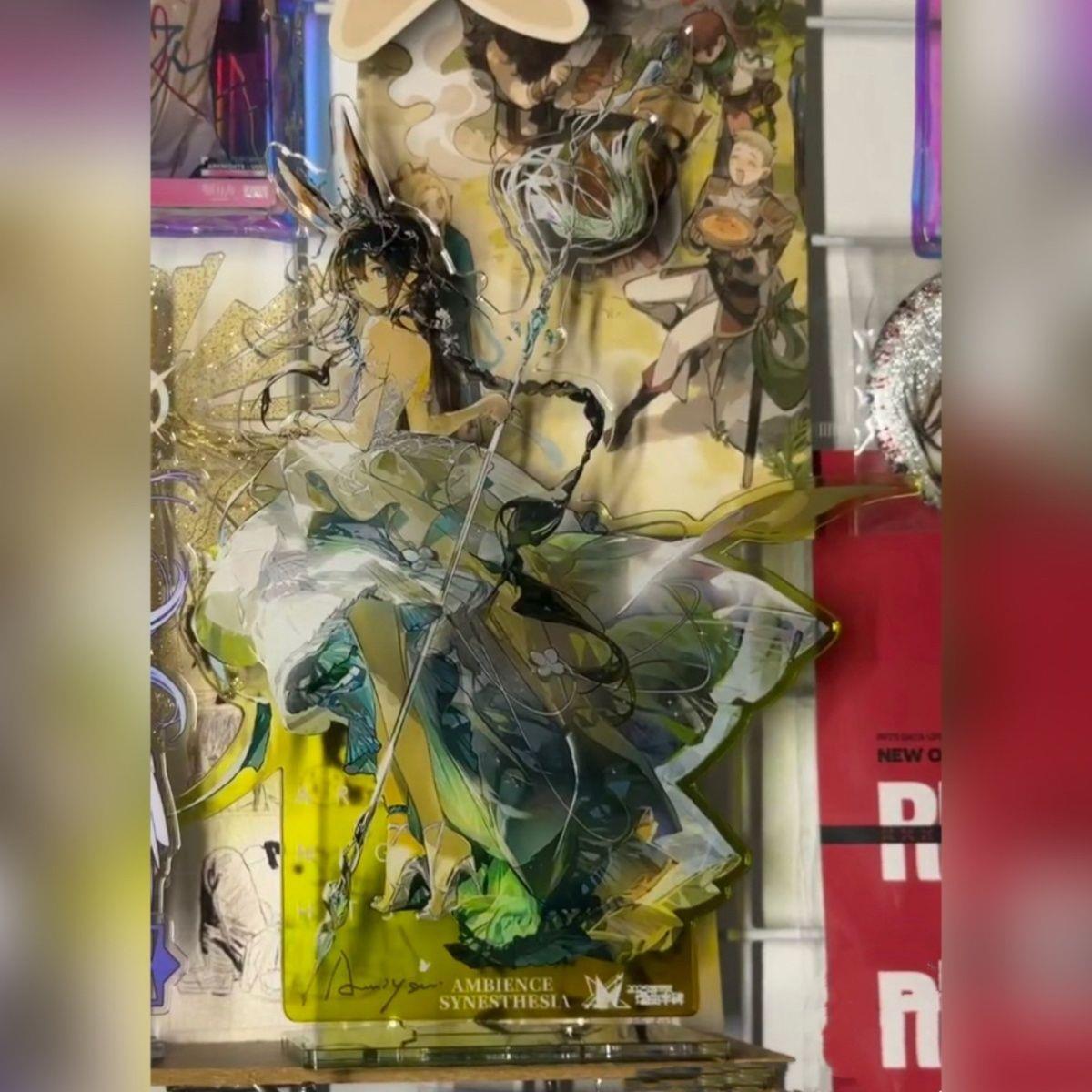 明日方舟周边立音律联觉2025阿米娅亚克力牌同款自制桌面摆件礼物