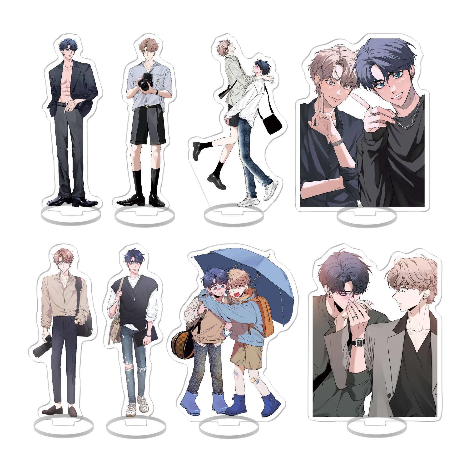 韩漫《素描》周边亚克力大立牌崔逸景李周彬高颜值桌面摆件装饰