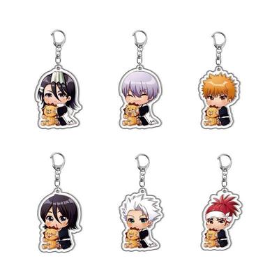 【夹层】死神 亚克力钥匙扣 黑崎一护 朽木露琪亚 动漫周边钥匙扣