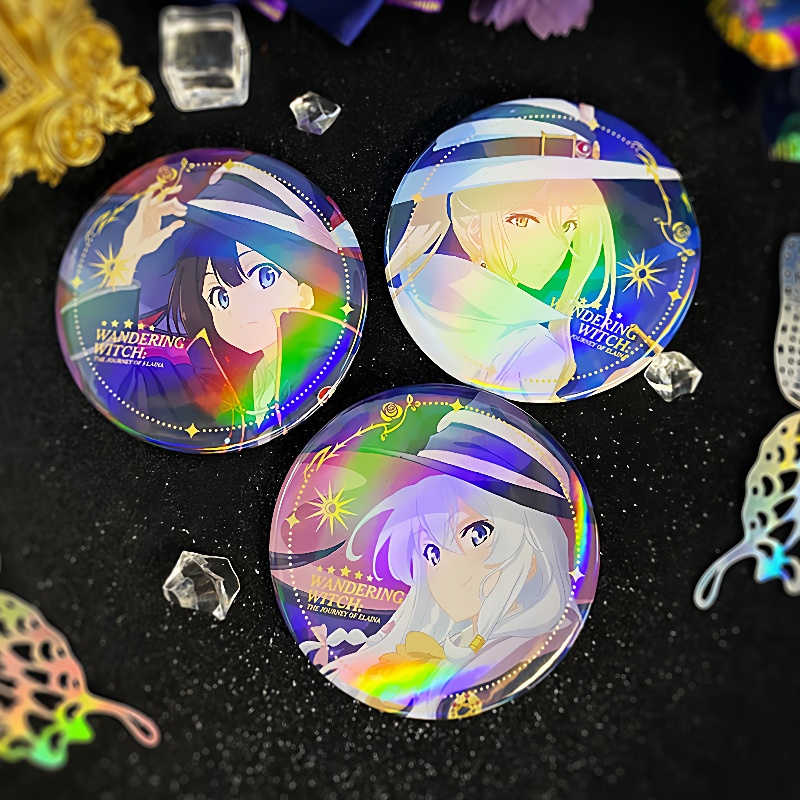 魔女之旅同人动漫周边沙耶席拉伊蕾娜马口铁日谷底镭射徽章吧唧