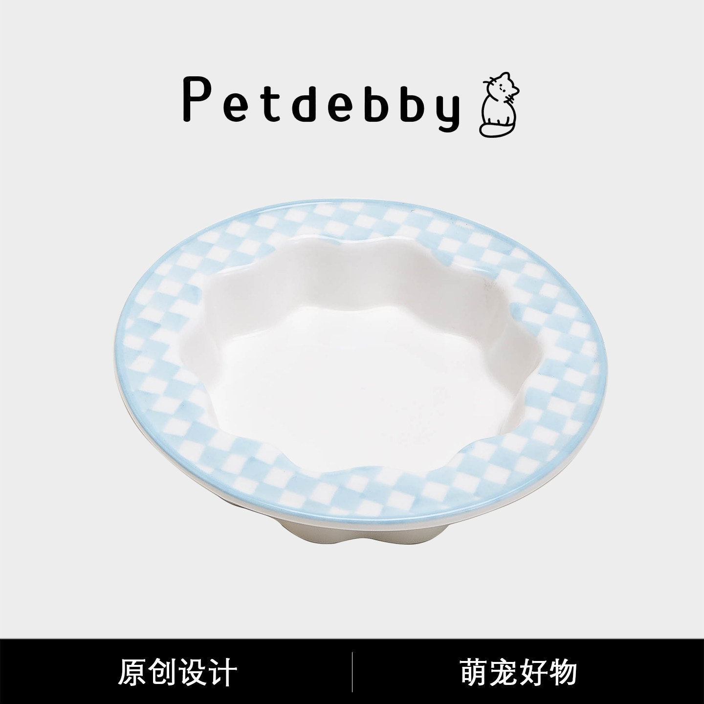 Petdebby猫碗陶瓷狗狗饭碗猫食盆花边猫咪水碗狗狗喝水碗宠物用品,宠物/宠物食品及用品,猫狗碗/慢食碗,淘宝优惠券,粉丝福利购,淘宝优惠卷