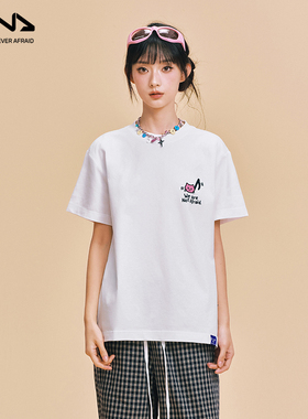 【D.N.A&音乐节限定】音符dudu印花短袖T恤25年夏情侣宽松打底衫