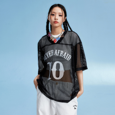 DNAD-DASHv领网眼球衣罩衫