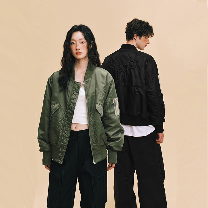 【明星同款】DNA空军飞行夹克棉服25年秋冬美式复古休闲宽松外套