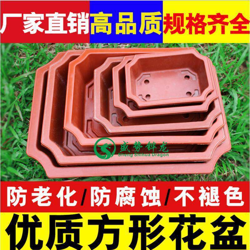 长方形塑料花盆 大号特大椭圆形盆景盆 多肉 盆栽盆景盘