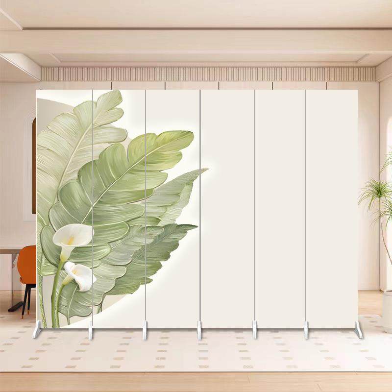 屏风隔断可折叠简约现代奶油风办公室移动客厅酒店遮挡帘饭店包间