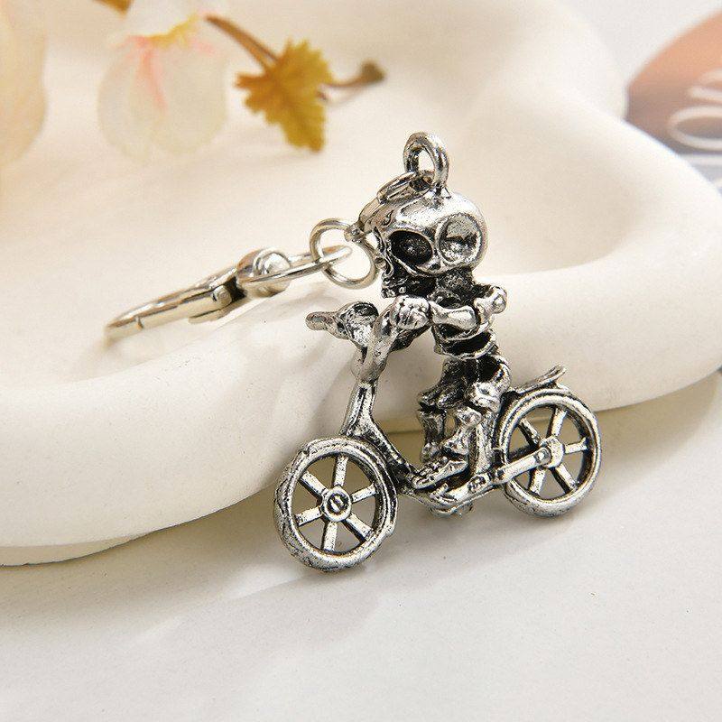 自行车创意钥匙链包迷你礼品情侣