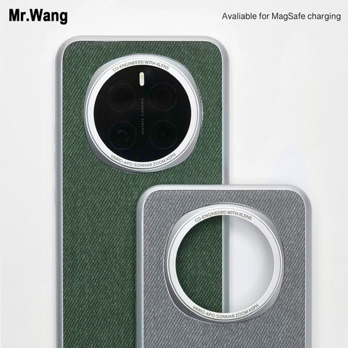 仿麻皮革荣耀Magic7Pro磁吸手机壳X60金属喷漆复古时尚保护套男女