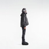 自然褶皱牛仔裤 PMW 洗水做旧14OZ微弹解构拼接微喇裤 男