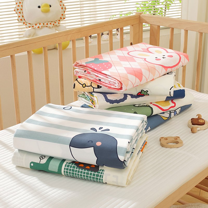 榻榻米专用床笠纯棉a类母婴薄床垫拼接床罩135床单婴儿床儿童被套