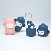 婴儿指甲剪套装 新生儿宝宝专用幼儿童指甲钳防夹肉指甲刀安全易收