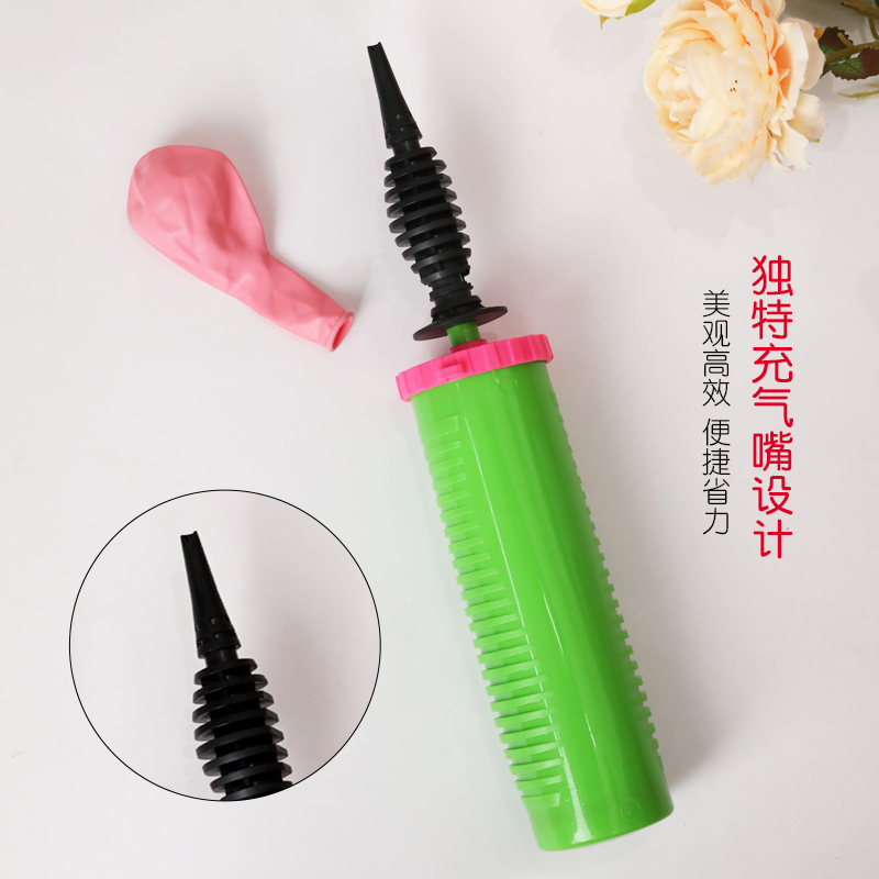 气球打气筒游泳圈脚踩空气充气筒便携家用健身瑜伽球手推充气工具