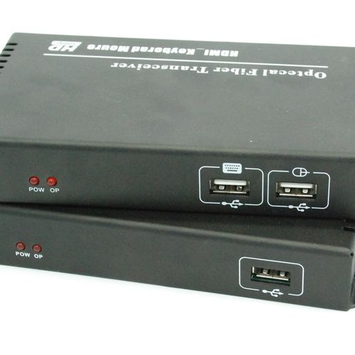 KVM高清光端机 VGA带USB/键盘/鼠标/音频KVM光纤延长器 VGA光端机