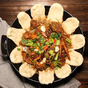 干锅锅具地锅鸡专用锅饭店锅仔小火锅生铁酒精炉老式 商用双耳小锅