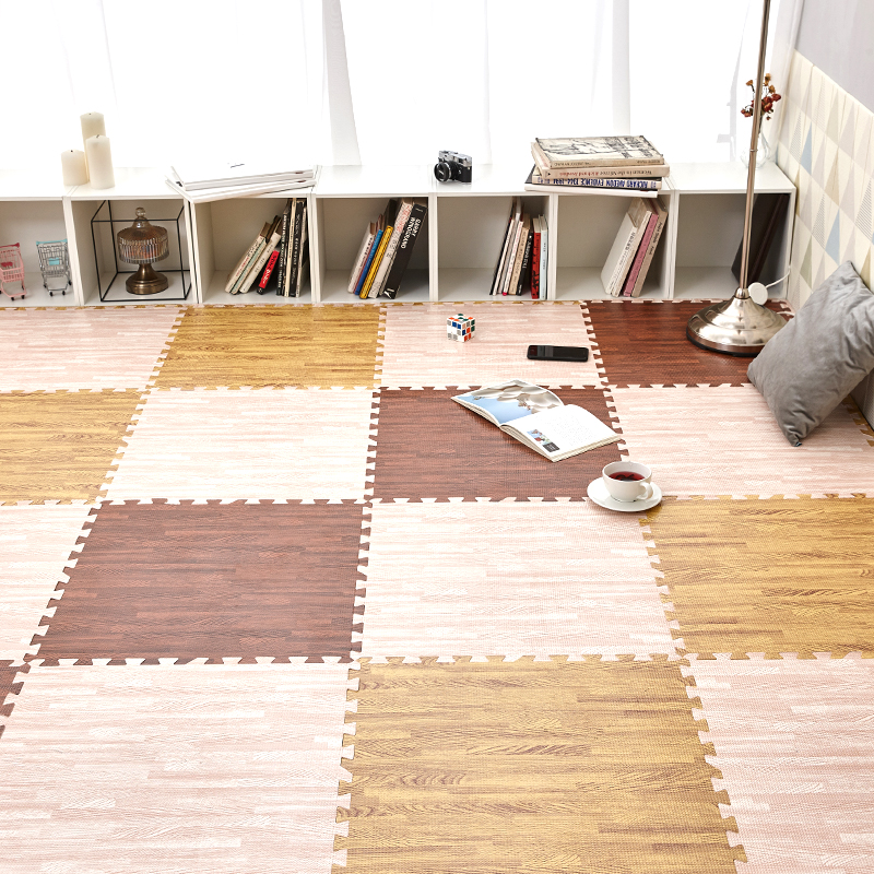 宿舍海绵垫铺地家用地板垫寝室榻榻米全铺地垫拼接泡沫垫子爬爬垫