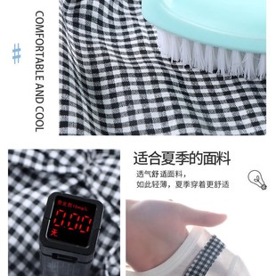 女童夏季 连衣裙儿童背带假两件套裙子一两三岁女宝宝小童女孩格子