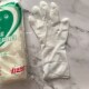 拓丰12寸白色丁腈手套耐用型一次性加厚长防水橡胶家务食品餐饮