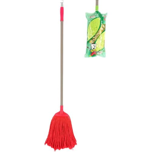 嘉虹J93家用纯棉布棉线超细纤维吸水拖把手拧方头拖布墩布包邮