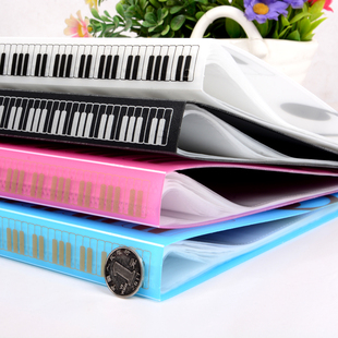 包邮音乐曲谱文件夹A4资料乐谱文件架五线谱夹钢琴谱子乐器整理袋