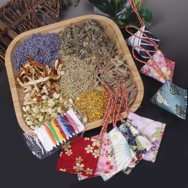 端午节小礼品艾叶香包手工香囊DIY材料包三角粽子包挂件