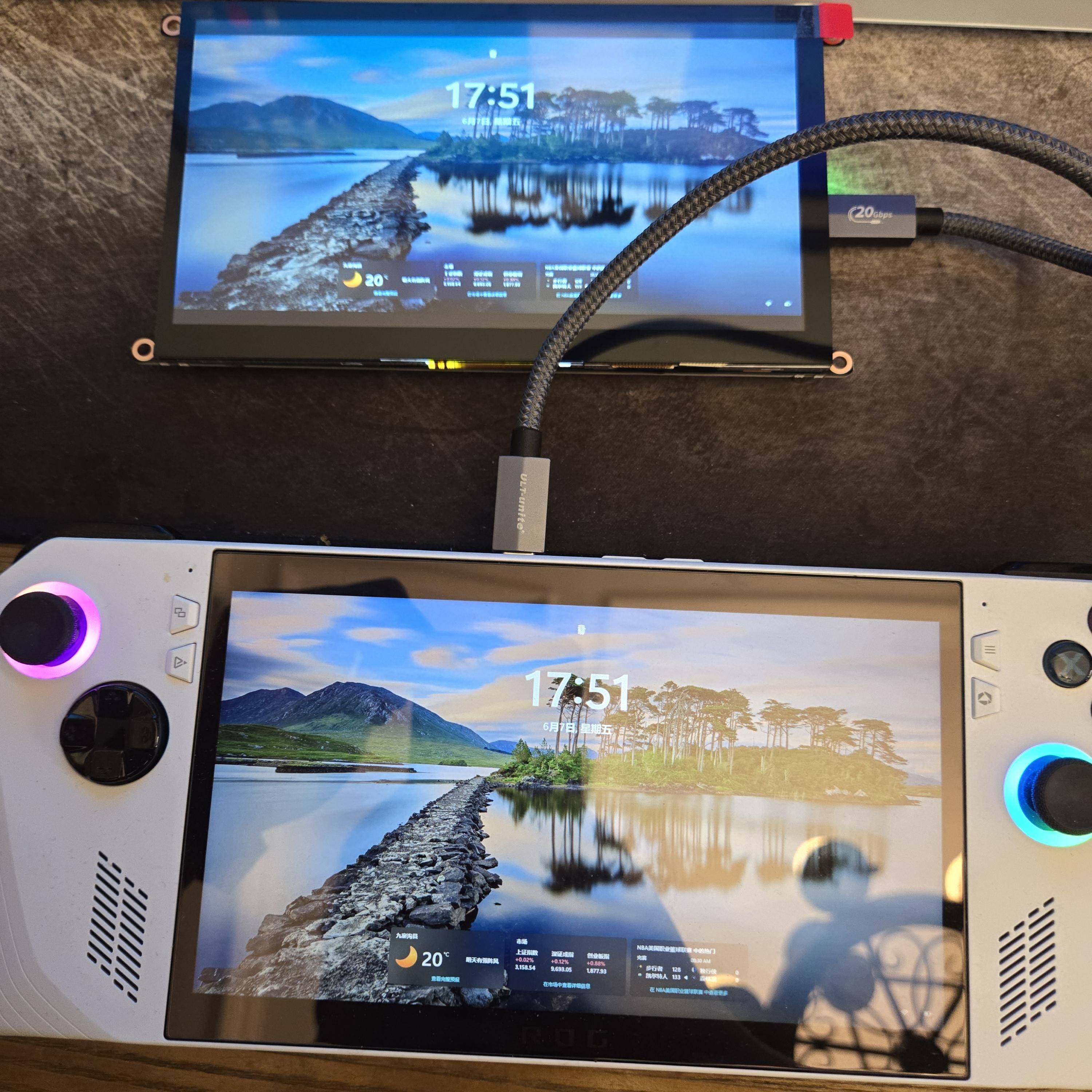 7寸8寸10.1寸40PIN屏幕改装HDMI VGA驱动板显示器电脑5V副屏套件